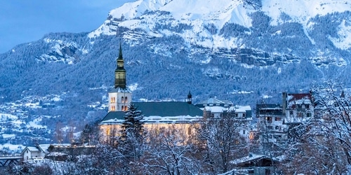 La Haute-Savoie à Saint-Gervais-les-Bains en hiver