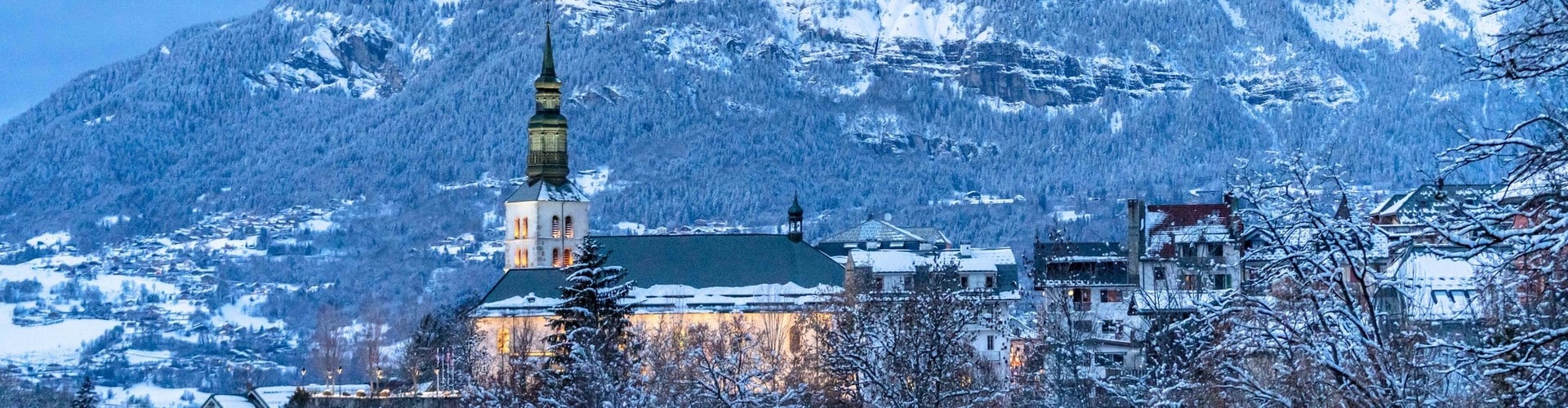 La Haute-Savoie à Saint-Gervais-les-Bains en hiver